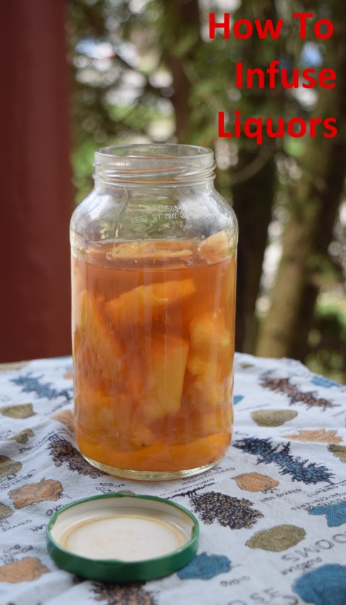 How to Infuse Liquors- Rum and Pineapple